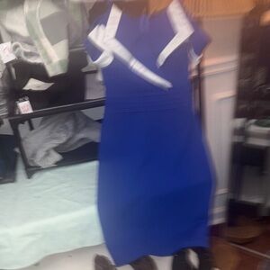 Entry Royal Blue Midi Dress